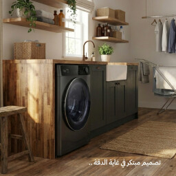 غسالة ملابس ذكية 15 برنامح غسيل بحجم 10 كيلو غرام Smart washing machine