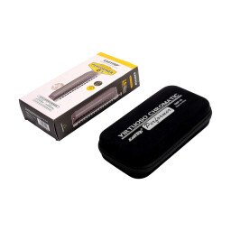 هارمونيكا كروماتيك EASTTOP EMP-16 بـ 16 فتحة و64 نغمة، بمشط من الألمنيوم، مفتاح دو EASTTOP EMP-16 16 Hole 64 Tone, Aluminum Comb Chromatic Mouth Organ Harmonica (Key of C)