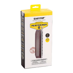 هارمونيكا كروماتيك EASTTOP EMP-16 بـ 16 فتحة و64 نغمة، بمشط من الألمنيوم، مفتاح دو EASTTOP EMP-16 16 Hole 64 Tone, Aluminum Comb Chromatic Mouth Organ Harmonica (Key of C)