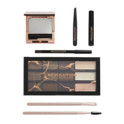 سيت ميك أب ريفوليوشن لتحديد الحواجب Makeup Revolution The Brow Shaping Kit Set