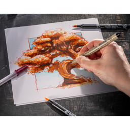 دفتر مكس ميديا Mixed media paper