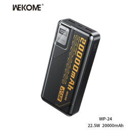 شاحن محمول ويكوم شحن فائق السرعة بسعة 20000 مللي أمبير. WEKOME WP-24 Super Fast Charging Power Bank 20000mAh