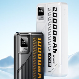 شاحن محمول ويكوم شحن فائق السرعة بسعة 20000 مللي أمبير. WEKOME WP-24 Super Fast Charging Power Bank 20000mAh