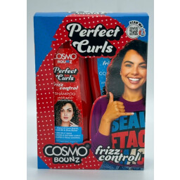 كت شامبو + بلسم كوزمو باونز للشعر للتجعيدات الخشنه و التالفة 2PCS SHAMP & COND FRIZZ CONTROL 400ML