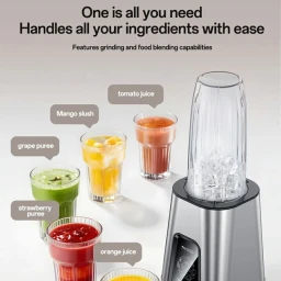 خلاط وعصارة 800 واط 2-in-1 Mini Blender