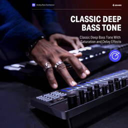 مولد اصوات بيس تناظري (الموديل: Donner B1) Donner B1 Analog Bass Synthesizer and Sequencer