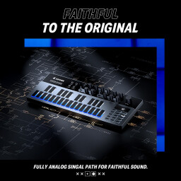 مولد اصوات بيس تناظري (الموديل: Donner B1) Donner B1 Analog Bass Synthesizer and Sequencer