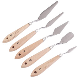 مجموعة سكين رسم 5قطع Palette Knife Set