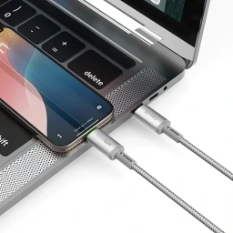 كابل وي وو Wi-C084 ماجلينك USB-C إلى USB-C بقوة 100 واط – طول 1 متر WIWU 100W CABLE C-C 1M