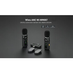 مايكروفون لاسلكي بيافعل إلغاء الضوضاء WiWU WI‑WM007 (مَيك ANC) WIWU ANC MICROPHONE WI-WM007