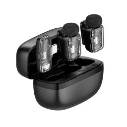 ميكروفون لاسلكي مزدوج بتقنية إلغاء الضوضاء WiWU WI‑WM008 WIWU ANC MICROPHONE WI-WM008