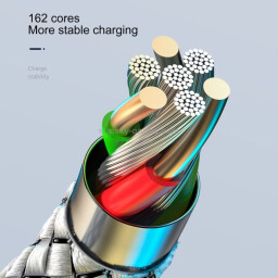 كيبل شحن ونقل بيانات سريع ويكوم WDC-085m USB إلى Micro WEKOME WDC-085m Fast Charging Data Cable USB to Micro