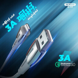 كيبل شحن ونقل بيانات سريع ويكوم WDC-085m USB إلى Micro WEKOME WDC-085m Fast Charging Data Cable USB to Micro