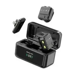 ميكروفون لاسلكي مزدوج بإلغاء الضوضاء WiWU WI‑WM005 WIWU DUO WIRELESS MICROPHONE ANC WI-WM005