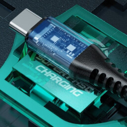 كيبل شحن ونقل بيانات ويكوم WDC-169a من USB إلى Type-C بقوة 6 أمبير WEKOME WDC-169a USB-A to Type-C 6A Super-Fast Charging Data Cable