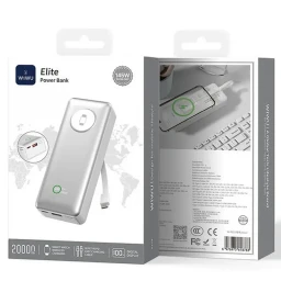 باور بانك “وي-وو إيليت” موديل WI-P023 – سعة 20,000 mAh و قدرة 145 W WIWU ELITE POWER BANK 145W WI-P023 20.000 MAH