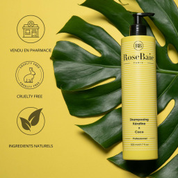 شامبو روز باي بالكيراتين وزيت جوز الهند مرطب ومغذٍ 500 مل RoseBaie Keratin & Coconut Oil Moisturizing Nourishing Shampoo 500 ml