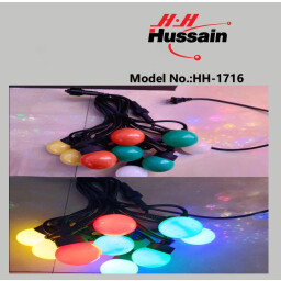 نشرة لمبات ضوئية ملونة Colored light bulbs bulletin