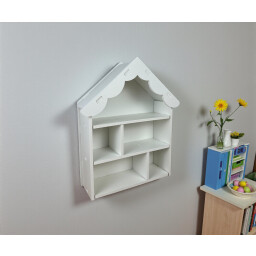 رف كوخ جداري ديكوري shelve hut shape