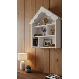 رف كوخ جداري ديكوري shelve hut shape