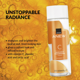 تونر فيتامين سي للإشراقة أفون أنيو 200 مل Avon Anew Vitamin C Radiance Tonic 200ml