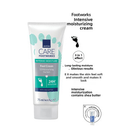 أفون كير فوت وركس كريم ترطيب مكثف للقدمين Avon Care Footworks Intensive Moisturizing Foot Cream
