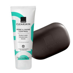 ماسك فحم لتنقية المسام والتحكم بالدهون  75 مل Pore & Shine Control Purifying Charcoal Mask 75ml