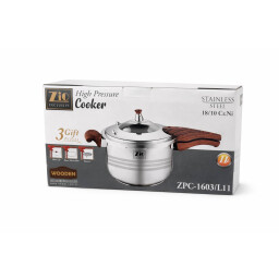 قدر ضغط ستانلس ستيل  سعة 11 لتر ZIO Exclusive High Pressure Cooker  11L