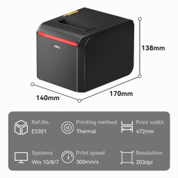 طابعة فواتير حرارية 72 ملم Thermal Ticket Printer