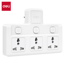 بلك سيار 3 منفذ Universal Socket Converter