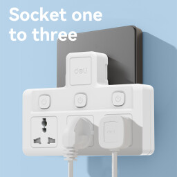 بلك سيار 3 منفذ Universal Socket Converter
