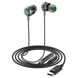 اس فاست L5 سماعة اذن سلكية تايب سي Acefast Wired Earphones USB-C L5-Black