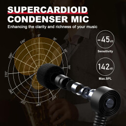 مايكروفون ساكسفون لاسلكي احترافي Xvive U7 Saxophone and Trumpet Wireless System with 2.4GHz Transmitter and Receiver Xvive U7 Saxophone and Trumpet Wireless System with 2.4GHz Transmitter and Receiver