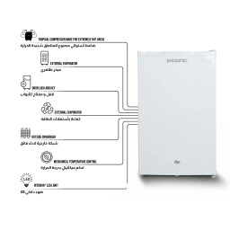 ثلاجة باب واحد نظام تبريد مباشر  - 90 لتر SINGLE DOOR REFRIGERATOR - Defrost Type