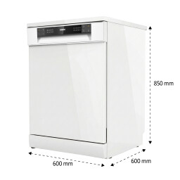 غسالة صحون شونك 14 سيت 6 برامج  أبيض Dishwasher 14 Place Settings 6 Programs - White