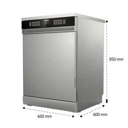 غسالة صحون شونك 14 سيت 9 برامج ستيل Dishwasher 14 Place Settings 9 Programs - INOX