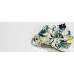 ربطة الشعر سكرونشيز مطبوعة حرير Silk printed Scrunchies Hair Band