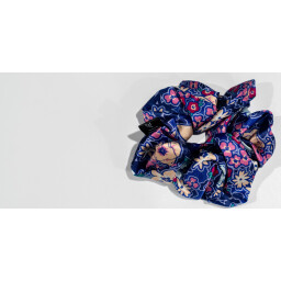 ربطة الشعر سكرونشيز مطبوعة حرير Silk printed Scrunchies Hair Band