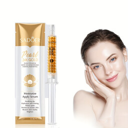 سيروم اللؤلؤ والذهب 24K بالكولاجين لترطيب وشد البشرة Pearl & 24K Gold Collagen Moisturizing Serum