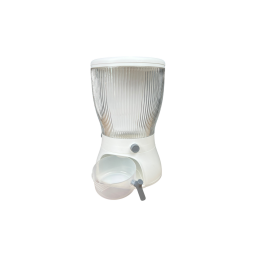 حافظة بقوليات دائرية متعددة الاستخدام مع نظام توزيع سفلي بزر ضغط Round Multi-Purpose Grain Dispenser with Bottom Release System