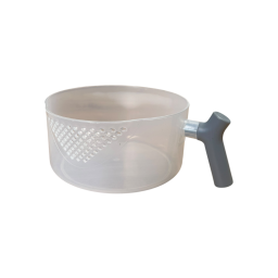 حافظة بقوليات دائرية متعددة الاستخدام مع نظام توزيع سفلي بزر ضغط Round Multi-Purpose Grain Dispenser with Bottom Release System