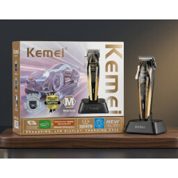 ماكنة حلاقة احترافية من Kemei ، الموديل 1918-KM. Professional Hair Clipper & Trimmer Set