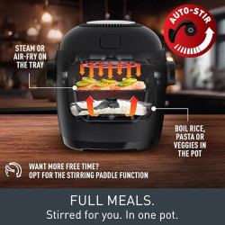 جهاز طهي متعدد ومقلاة هوائية 6 لتر - MY7408G1 Tefal Rapid Multi Cooker & Air Fryer 6L - MY7408G1