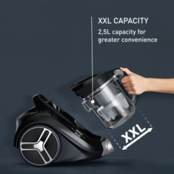 مكنسة كهربائية بدون كيس تيفال كومباكت باور XXL TW4B71 TEFAL Compact Power XXL Bagless Vacuum Cleaner TW4B71