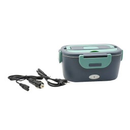 صندوق غذاء كهربائي - 40 واط - سعة 1.5 لتر - أخضر Electric Lunchbox - 40W - 1.5L - Green