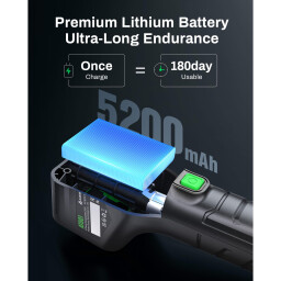 منفاخ إطارات شحن ذكي 150 PSI شاشة رقمية Smart charging tire inflator 150 PSI digital display
