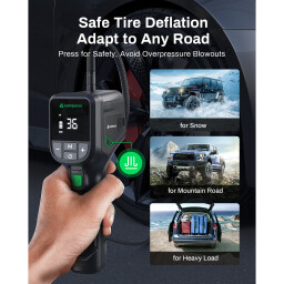 منفاخ إطارات شحن ذكي 150 PSI شاشة رقمية Smart charging tire inflator 150 PSI digital display