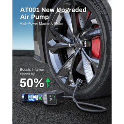 منفاخ إطارات شحن ذكي 150 PSI شاشة رقمية Smart charging tire inflator 150 PSI digital display