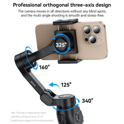 مثبت ومانع اهتزاز لكاميرا الهواتف Gimbal Stabilizer