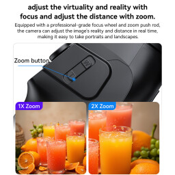 مثبت ومانع اهتزاز لكاميرا الهواتف Gimbal Stabilizer